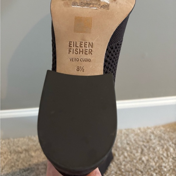 New Eileen Fisher Paziz Crepe Recycled Stretch Knit Boot - Picture 4 of 4